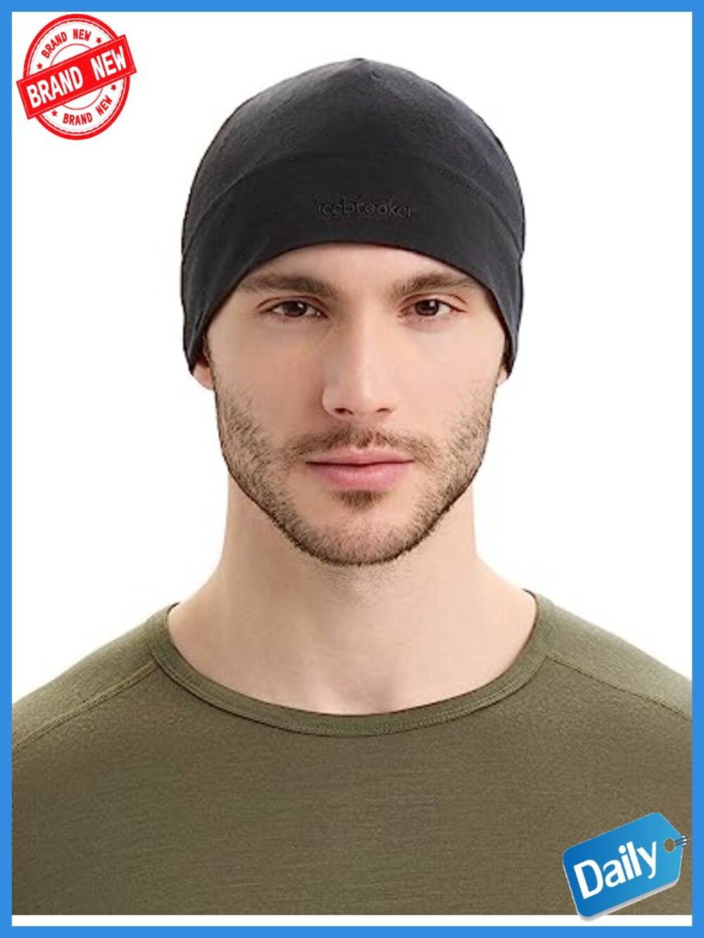 Merino Wool Unisex Beanie Hat - Cold Weather Outdoor Winter Hat